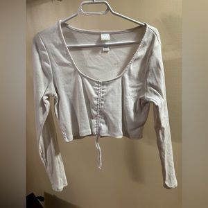 H&M long sleeve ribbed shirt